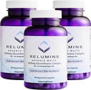 Reluminy L- Glutathione Complex 1650mg - Antioxidant Support with Alpha Lipoic Acid, NAC, L- Methionin, Vitamin E, Kožní doplněk, Made in USA - 90 Vegetariánské kapsle x 3 Lahve