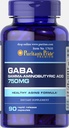 Puritans Pride Gaba Gamma Aminobutyric Acid 750 Mg Kapsle, 90 Počet