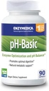 Enzymedica, pH- Basic, Includes Digestive Enzymes, Nutrients & Herbs, Podporuje zdravou stravu & pH Balance, 90 Počet - FFP