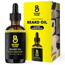 Beard Club Beard Oil pro muže - 2oz Classic Sandalwood Natural Beard Oil with Castor & Amber Oils - Beard & Mustache Conditioner - Hydrates, Softens & Soothes Suchá kůže - Posiluje vlasové folikuly