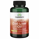 Swanson Cod Jaterní olej - Wellness dodatek na podporu kosti, zdraví kůže, podpora vize a imunitní systém funkce w / vysoká absorpce vitamin A - (180 Softgels, 350mg každý)