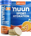 Nuun Sport: Electrolyte Drink Tablety, Orange, 10 Počet (balení po 4)