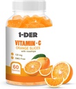 Vitamin C Gummies 120mg - doplněk imunitní podpory 124; Oranžové ochucené gumy 124; Zvýšení energie a well- bytí 124; Non- GMO, gluten- Volný denní zdravotní doplňky 124; 60 Počet