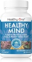 Zdravá mysl - Safe for Teens - Brain Fog - Kognitivní funkce - Koncentrace - Zaměření - Neurální optimalizace - Mood - Ginkgo Biloba - Ginseng - Rhoddiola - Bacopa - Gotu Kola - Zelený čaj - 150 Počet