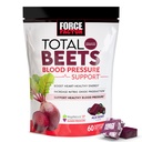 Force faktor Total Beets Blood Pressure Supplies with Beet Powder, Great-Ochutnávání Beets Cheables for Heart- Health Energy, and Zvýšený oxid dusnatý, 60 Chews