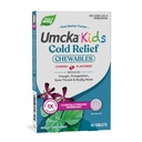 Nature 's Way Kids Cold Relief Chewables, Umcka, Ages 6 +, Shortens Trvání a snižuje závažnost, Multi- Symptom Cold Remedy, Non- Drowsy, Cherry ochucené, 10 Tablet