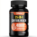 Cortisol Zdravotní dodatek, 25- in-1 Cortisol Reducer pro ženy a muže, Cortisol doplňky pro s Ashwagandha, Rhoddiola Rosea, L-Theanine, 7 Kapsle