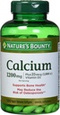 Příroda 's Bounty vápník Absorbovatelné 1200 mg s vitaminem D kapalným naplněným, 120 Počet