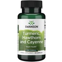Swanson Full Spectrum Turmeric Hawthorn & Cayenne 60 Kapsle