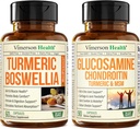 Dodatek k kurkuminám s boswellií Serrata Extract & Glucosamine Chondroitin MSM a dodatek k kurkumě