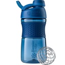 BlenderBottle SportMixer Bottle Perfect for Protein Shakes and Pre Workout, 20-Ounce, Navy