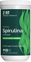 Zint Spirulina Powder, Organic (12 oz): Premium Imunitate Supplement, Blue- Green Algae, Imunity Booster, Non-Iradiated Vegan Protein