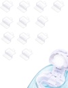 12 PCS Silicone Pods nahrazuje příslušenství pro námořní Nasal Care, Uložit sůl pro snadné operace (bílá)