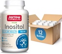 Jarrow Displaas Inositol 750 mg, dodatek stravy, Podpora jater pro buněčné zdraví a obecné wellness, 100 Veggie Kapsle, až 100 denní zásoba (balení OF12)