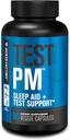 Jacked Factory Test PM Testosteron Booster & Sleep Aid Dodatek pro muže, Podpora obnovy, Muscle Growth, 90 Natural Veggie Pills - 60 Počet (balení po 1)