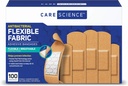 Péče Věda Fabric Adhesive Obvazy, 100 ct Asdied Velikosti CLAS124; Flexibilní + dýchací ochrana pomáhá zabránit infekci pro první pomoc a zranění péče