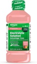 Základní péče Advantage Care Electrolyte Solution with Previous Prebiotics, Strawberry Lemonade, Hydration Drink, Replenish Electrolytes, Fluid & Zinek, 33.8 fl oz (Balení po 1)