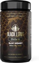 Black Lotus Pure Shilajit Resin Syrové medové tekuté tinktury, 300ml, 100% čisté přírodní shilajit pro muže a ženy, aminokyseliny, 175mg Fulvic Acid, 85 iontové stopové minerály, pro imunitní podporu, Focus, Energie