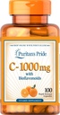 Puritan je hrdost vitamin C s bioflavonoidy pro podporu imunitního systému a kožní zdravotní kapsle 124; Zdravý dodatek 124; Gluten zdarma 124; Vegetarian vitamin dodatek - 100 Počet
