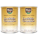 Krmivo přírodní potraviny Soy Lecithin Granules - Emulgátor tuku s esenciální výživou pro zdraví, zlepšuje texturu koláče, Chleba & DIY Gummies, 16 Oz (balení po 2)