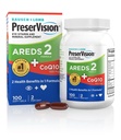 Konzervace AREDS 2 oční vitaminy s CoQ10 pro zdraví srdce, # 1 Eye Doktor Doporučené značky, Lutein a Zeaxanthin dodatek s vitaminem C & E, zinek, a měď, 100 Softgels
