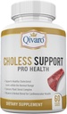 Choless Support Pro Health - Cholesterol & Lipid Management - Infuze s guggulem a česnekovým extraktem - Vegan a non-GMO - Made in USA - 60 Kapsle