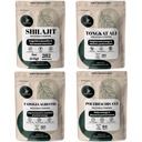 Jungle Powders Herbal Powders Bundle - Shilajit Powder, Tongkat Ali pro muže Powder, Black Ant Extract Powder, Fadogia Agrestis Extract pro muže Dodatek