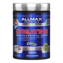ALLMAX Essentials CREATINE - 1000 g prášek - zlepšuje intenzitu výkonu a výcviku - Vegan & gluten zdarma - 200 Služeb