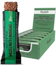Barebells Protein Bars Hazelnut & Nougat - 12 Hrabě, 1.9oz Bary - Protein Snacks s 20g High Protein - Čokoládový protein Bar s 1g celkové cukry - Na Go Protein Snack & Breakfast Bary
