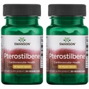 Swanson Pterostilbene 50 mg 30 Veg Caps (2 balení)