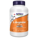 Doplňky stravy, L- Arginin 700 mg, prekurzor oxidu dusnatého *, kyselina aminová, 180 Veg Kapsle