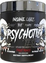 Šílený Labz Psychotický test, High Stim Testosteron Energy a čerpadlo posílení pre- cvičení prášek s DMAE Bitartrate, D aspartické kyseliny, kreatin HCL a glycerol monostearát, 30 Služení, Ovocný punč