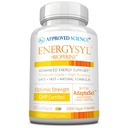 Schválené Věda Energysyl - Kofein zdarma - s Adaptogeny, B Vitaminy, a Bioperin - 1 měsíc dodávky - 60 Kapsle - Made in USA