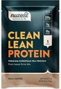 Nuzest - Pea Protein Powder - Clean Lean Protein, Premium Vegan Plant Based Protein Powder, Dairy Free, Gluten Free, GMO Free, přirozeně slazený protein Shake, Real Coffee, 1 Serving, 0.9 oz