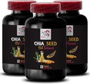 Plant- based oil - CHIA SEED OIL EXTRACT - Hydratační olej, Bohatá textura, Péče o vlasy, Glossy povrch, Přírodní lesk, Chia výhody, Lehká textura, Čistá hydratace, Tělesný olej, Glow olej 3 Lahve 180 Caps