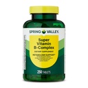 Jarní údolí Super Vitamin B-Complex Tablety Dietní dodatek (250 Tablety) - Nový vzhled