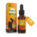 Vitamin D Kapky pro kojence - Baby Vitamin D Kapky 1000 IU 2Fl Oz - tekutý vitamin D3 Organic s Max Absorpční Formule pro novorozence, Toddlers, Děti a dospělí