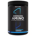 Pravidlo 1 Proteiny Energized Amino - Kdykoli energie a obnova podpora s BCAA, glutamin, Citrulline, Beta Alanin, kofein ze zelené kávy a čajové listí Extrakty (Modrá Raspberry, 30 Služeb)