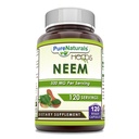 Pure Naturals Neem (Made with Natural Neem Leaf): 124; 500mg 120 Veggie Kapsle dodatek 124; Non-GMO CARL 124; Gluten Free CARL 124; Made in USA: 124; Ideální pro vegetariány