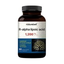 NatureBell R- Alpha Lipoic Acid, 1,200mg, 90 Veggie Kapsle 124; Čistá stabilizovaná R- ALA pouze CLAS124; Vysoká absorpce a antioxidant Support CLAS124; No S- ALA CLAS124; Non- GMO, gluten- Free