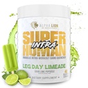 ALPHA LION Superhuman Intra Workout Prášek pro muže a ženy, Amino Acids Drink, Muscle Recovery Dodatek, BCAA prášek, Electrolytes & Hydration Mix (42 Služební, Lime Flavor)