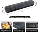 Pill Organizátor Velký, Týdenní 7-denní Vitamíny Případ Dipenser, Matte Black, Cestovní medicína Pilulka Držák box Kontejner na léky, Léky a minerály, Doplňky, Rybí olej, Kapsle, Tablet