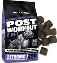 Bully Max 2-in-1 Post- Workout Recovery Support Chews - Dog Vitamíny a doplněk stravy pro malé a velké plemeno - Štěně a dospělý pes Hydration & Electrolyte doplnění - 75 Měkké a chutné Chews