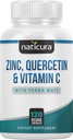 Zinek Quercetin s vitamínem C a Yerba Mate - 4-in-1 Nutriční Imunitní Supplement - 120 Veggie Kapsle - Vyrobeno v USA