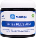 Circles Plus Aloe, Paraben Free Hydrogel Pads, Blistrová prevence, Okamžité chlazení a uklidnění pro ošetřovatelské bolesti, Bug Bites, Blistry, Menší Burns & Chafing, 48 Kruhové Pads