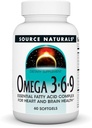 Zdroj Naturals Omega 3-6-9, esenciální komplex mastných kyselin pro zdraví srdce a mozku * - 60 Softgels