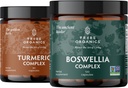TRIBE ORGANICS Resilience Duo - Turmeric Curcumin C3 Complex + Boswellin Super + Ginger + Bioperin