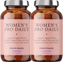Vitamin Bounty Ženské Pro- Daily Probiotic - Podporuje Vaginal, Digestive & pH Balance, 10 Miliardy CFU, 5 Strains + Cranberry - 2 balení 60 kapslí