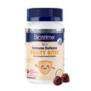 Biostime Kids imunní podpora gumies current 124; (ages 4 +) current 124; zahrnuje vitaminy D & C + zinek & probiotika current 124; No Add Sugar current 124; Kids Immunication Defense Fruity Bites current 124; bez top 9 alergenů current 124; 60 Count