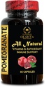 Granátová jablka Extrakt - Granátová jablka Extract Polyfenoly Dodatek, Společná podpora, Antioxidant, Granátová zrna Extract Dodatek, Imunitní Booster - 1 láhev 60 Kapsle